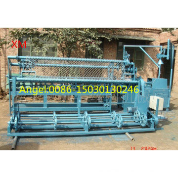 4m Width Width Full Automatic Double Wire Chain Link Fence Machine